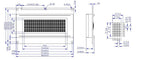 1-10PCS 2004A LCD Display Module I2C IIC Interface 20x4 Character Screen 3.3V 5V Blue Yellow-Green Backlight for Arduino