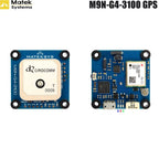 Mateksys M9N‑G4‑3100 GNSS Module, NEO‑M9N GPS with RM3100 Compass, DroneCAN CAN & MSP UART AP_Periph Peripheral for ArduPilot