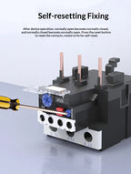 JR28 Series Thermal Overload Relay 25A 36A  Adjustable Current Motor Protection Electrical Overload Protector for AC Contactor