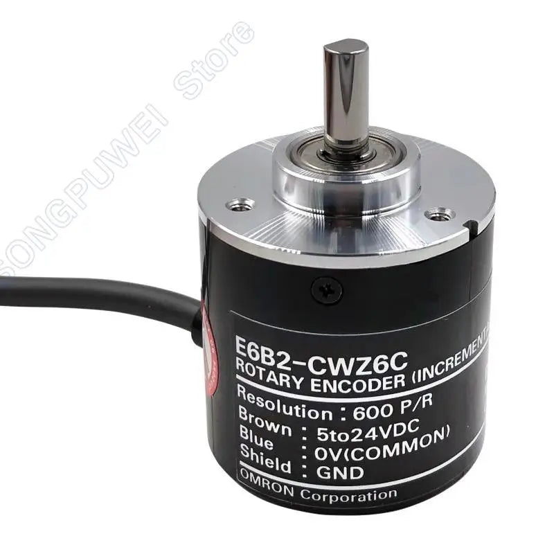 E6B2CWZ6C Encoder 20 30 40 60 100 200 360 400 500 600 1000 1024 1800 2000 2500P/R 5-24v E6B2-CWZ6C Rotary Encoder