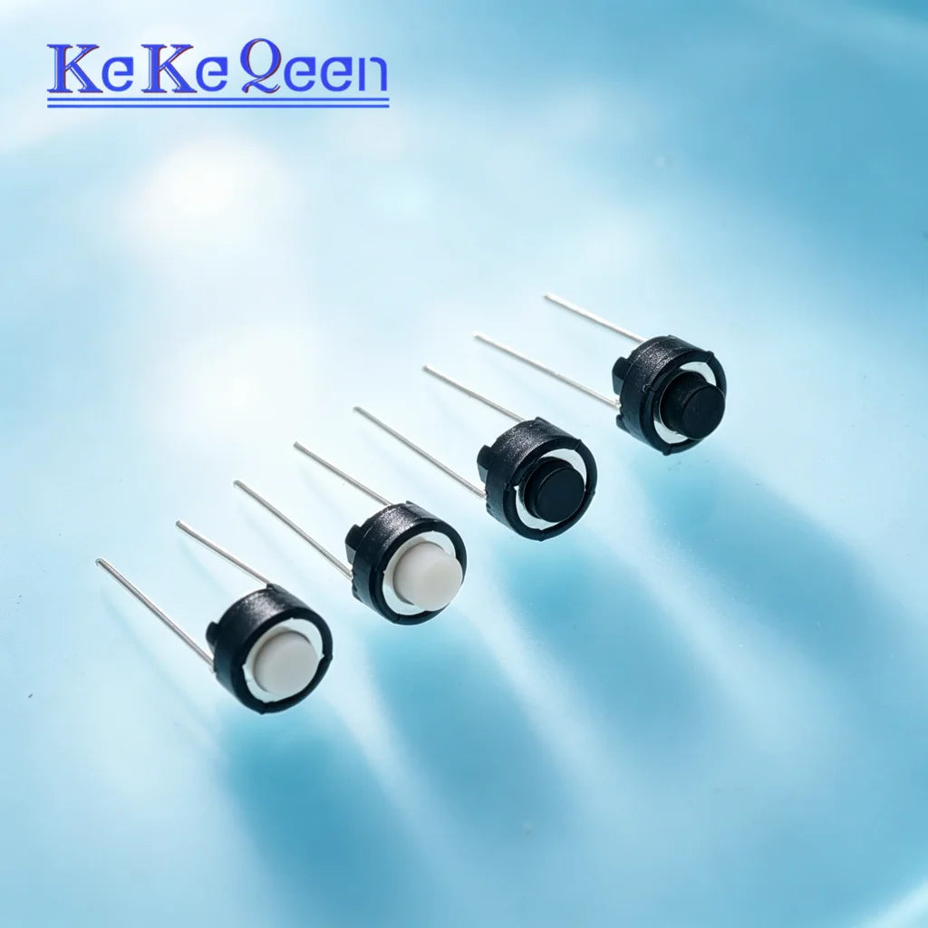 100pcs SKRGAED010 ALPS Tact Switch 6*6*4.3/6*6*5 White Black Touch Switch 6*6*4.3mm/6*6*5mm DIP ON-OFF Push Button Micro Switch