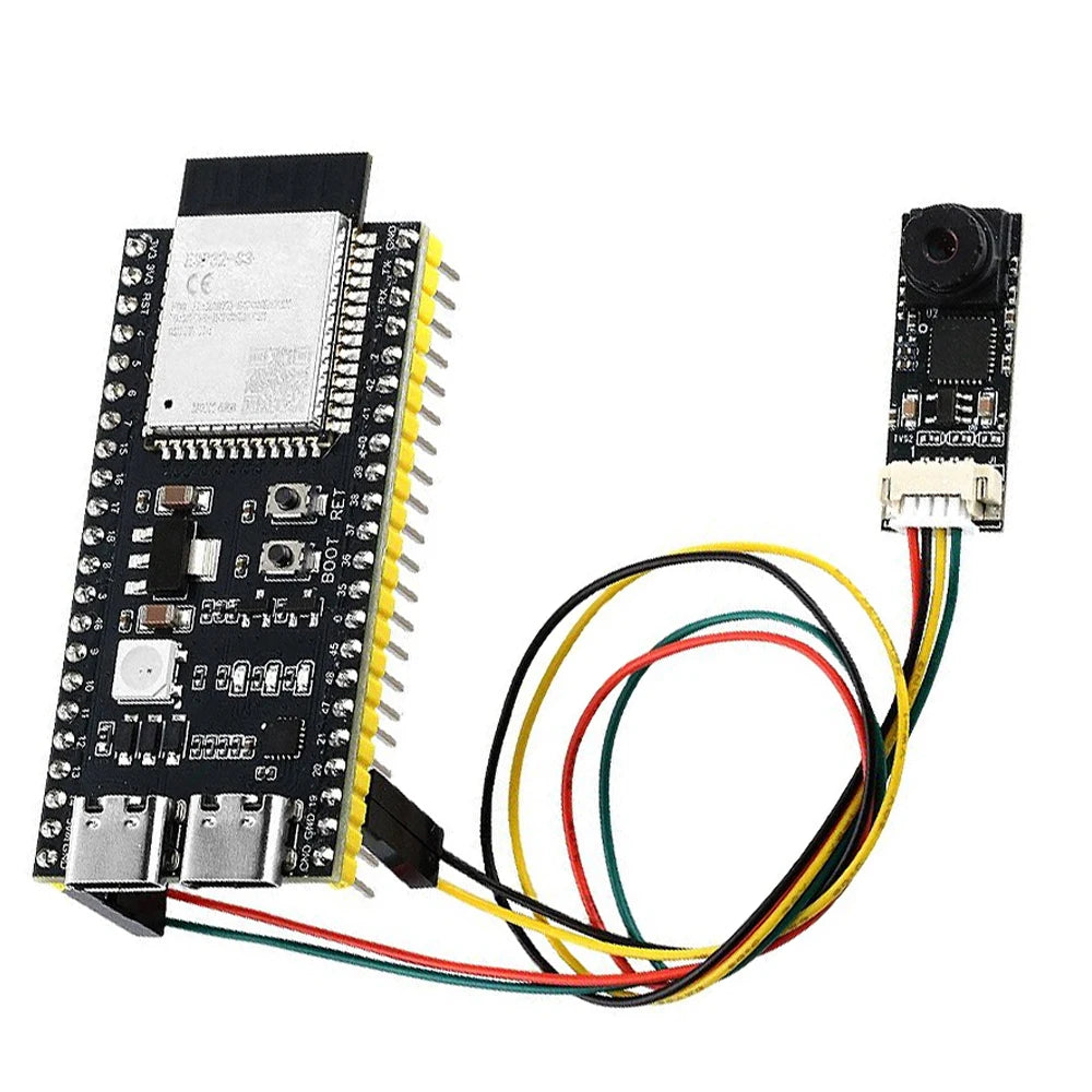 New ESP32-S3 N16R8 Development Board with USB Camera Module Kit 720P 1280*720 1MP 65 Degrees for Android Win 10 11 ESP32S3 IOT