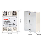 Solid State Relay SSR-40DA AC DC 10A/25A/30A/40A/50A/75A/80A/100A