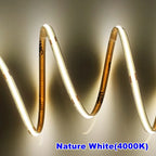 COB LED Strip Lights 320 LEDs/m High Density Flexible Dimmable FCOB Led Tape Colorful Rope Lighting DC12V 24V Red Green Blue