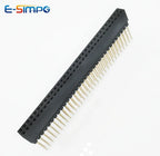 10pcs 2.54mm PC104 Industrial Long Square Pin 2X16P 2X20P 2X25P/32P/40P PH8.5+2.5mm Double Row Gold Motherboard Female Header