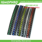 5Colors *20pcs=100Pcs/Lot 0805 SMD LED Kit White Red Yellow Green Blue Light Emitting Diode set IGMOPNRQ