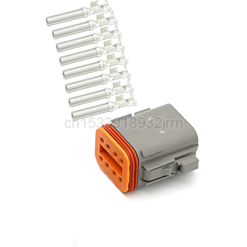 1Set DT Waterproof Automotive Connector Plug Kit DT06-2S/DT04-2P 3P 4P 6P 8P 12P Male Female Plug Socket For Automobile 22-16AWG