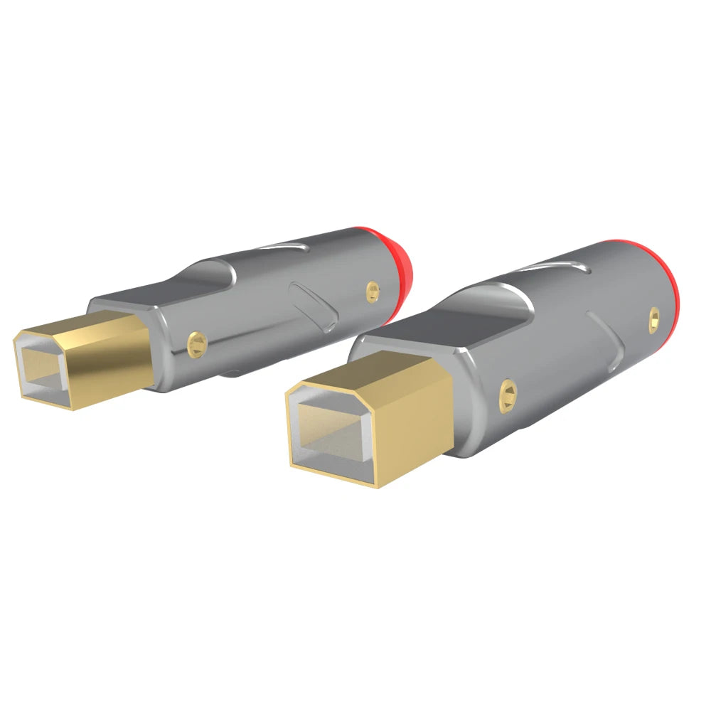 Monosaudio A51/B51HI-END USB2.0 USB Plug Connector Type A B HiFi DIY DAC USB Cable 24K Gold Plated Bronze