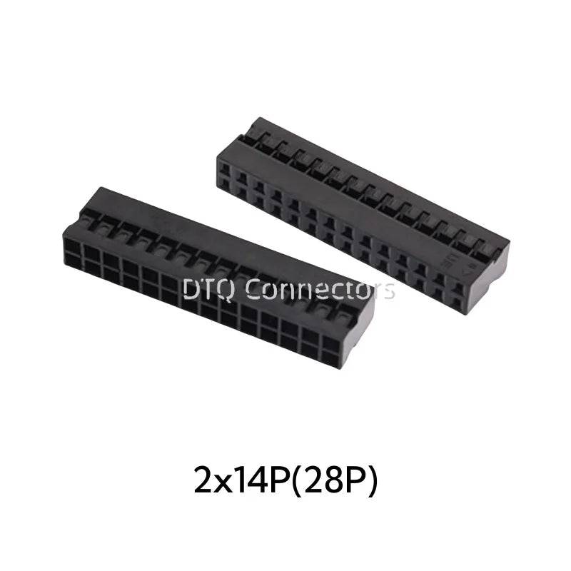 20PCS/Lot Dupont 2.0 Housing Plastic Shell 2.0mm Pitch Double Row Dupont Connector 2x2P/2x3P/2x4P/2x5P/2x6P/2x7P/2x8P