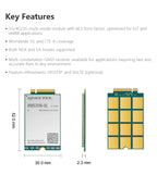 Original Quectel RM530N-GL 5G 4G 3G LTE-A Multi-mode Sub-6G MMWave M.2 Module Multi-constellation GNSS Receiver 3GPP R16