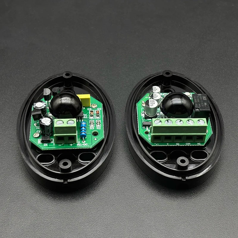 Single Infrared Beam Sensor Photocell Garage Door Infrared Sensor 12V-24V for Sliding Gate Ir Barrier Automatic Obstacle Alarm