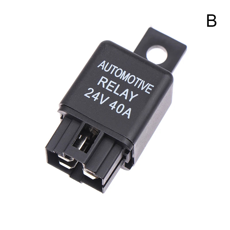 1Pc Car Relay 12V 24V 40A 40 AMP Car Automotive Van Boat Bike 4 Pin SPST Alarm Relay Auto Replacement Parts