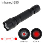 SecurityIng A100 850nm IR Hunting Flashlight Zoomable Infrared 940nm LED Torch Outdoor Waterproof IR Night Vision Light