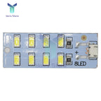 Mirco USB 5730 LED Lighting Panel USB Mobile Light Emergency Light Night Light White 5730 SMD 5V 430ma~470ma DIY Desk Lamp