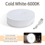 1/2/4pcs Rechargeable Motion Sensor LED Night Light Wall Decoration Bedroom Night Lamp Kitchen Cabinet Lights Child Nightlight