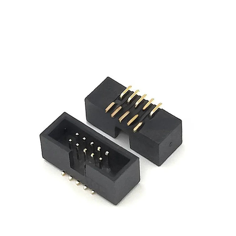5PCS SMT Simple Right Angle Header 1.27mm Pitch DC3 Series 10/14/16/20P SMT 2x4P 2x5P/2X7P/2X8P/2X10P