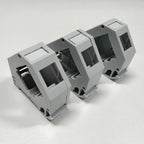Housing Din-Rail Mounting RJ45 Keystone Jack Holder For Module Labeling Field Earth Spring IP20 Dust-Proof Laptop Box