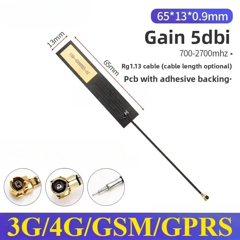 2PCS Full Frequency 5G 4G LTE GSM GPRS 2G 3G NB-IoT Module with Built-In FPC/PCB High Gain Patch Antenna for IoT Device