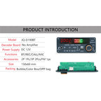 DC12V MP3 WMA WAV Decoder Board Bluetooth 5.3 Handsfree Car Audio Microphone USB TF FM DIY Music Player