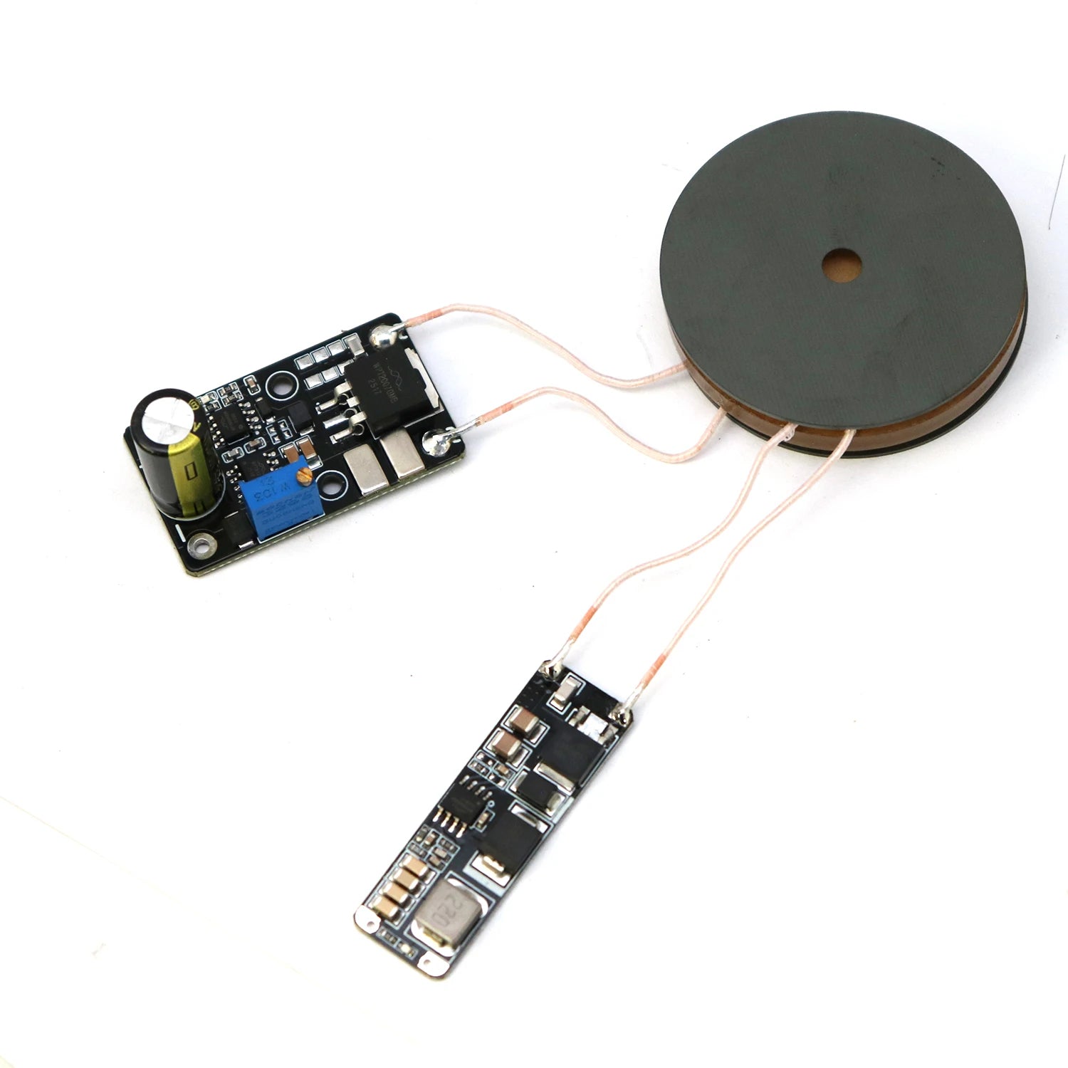 60W Wireless Power Supply Transmitter Receiver module for Robot Wireless Charging Coil High Efficiency Magnetic isolation sheet