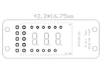 MAX7219 0.36 Inch 3 Bits Digital LED Display 7 Segment Module Unwelded 6 Color Available for Arduino STM32 STC AVR ESP32