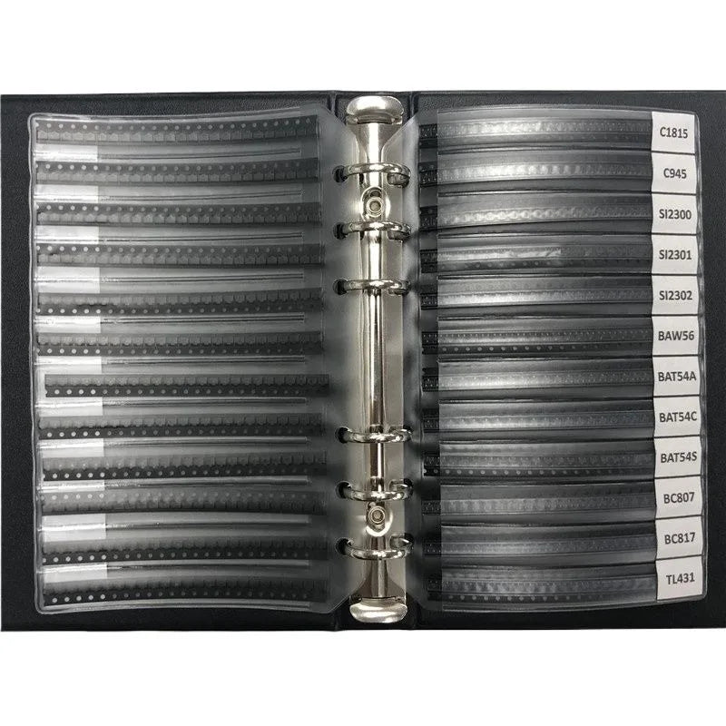 Transistor SOT-23 Sample Book 36 Kinds*25Pcs/50Pcs 900Pcs/1800Pcs Assorted SMD Transistors Kits S9012 SS8050 SS8550 2N5401