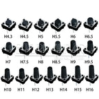 Tact Push Button Switch 12V Copper 4PIN DIP2 SMD Micro Switch 6X6X5 4.3 5 5.5 6 7 8 9 10 11 12 13 15MM TV Toys Home Use Button
