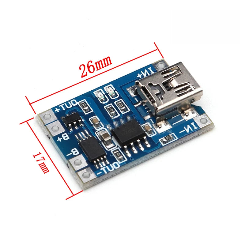 1PCS 5V 1A Micro USB 18650 type-c Lithium Battery Charging Board Charger Module+Protection Dual Functions TP4056 18650
