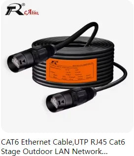 RJ45 Waterproof Network Connector, RJ45 Male Plug Ethernet Connector