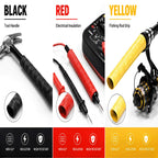 5 Colors Anti-Slip PE Heat Shrink Tubing ID:15-50mm Flexible Grip Sleeve for Tool Handle Wire Repair DIY Protection Kit