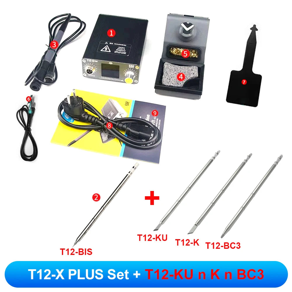 Original OSS T12 Soldering Station 75W Digital Display Constant Temperature With T12 Tips For DIY Precision Welding Repair Tools