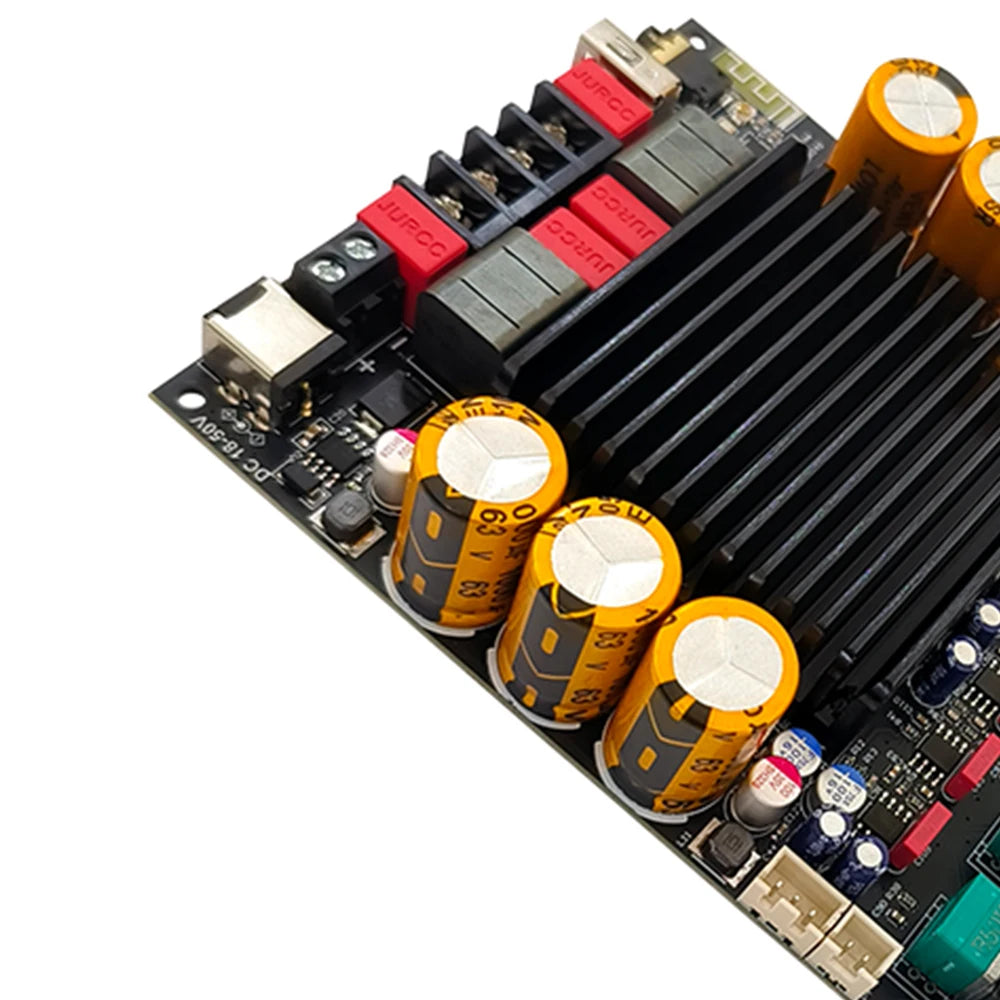 ZK-SUB600 BT Amplifier Board Module 2.0 Channel 300W+300W+Subwoofer Extension TPA3255 DC 18-50V with Subwoofer