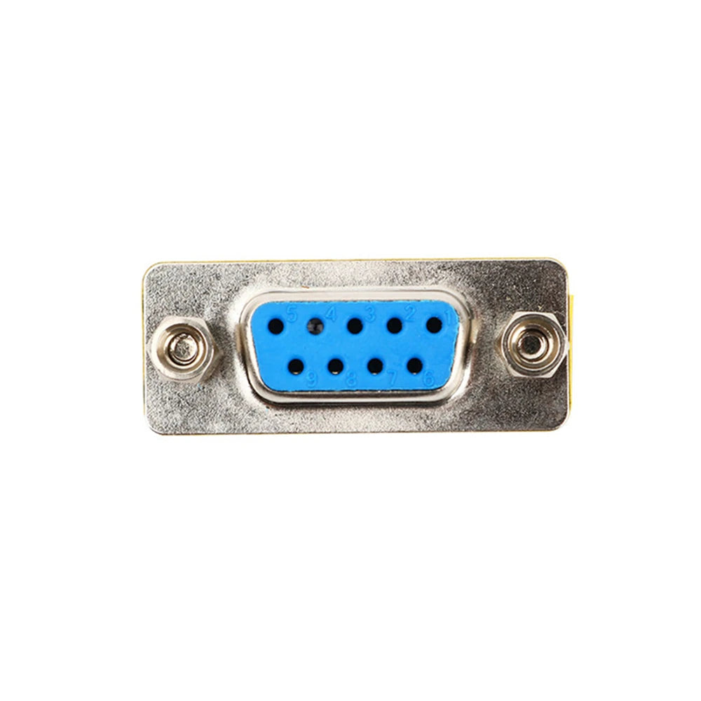 2/5PCS DB9 9Pin Male to Female/Male to Male/Female to Female/ Mini Gender Changer Adapter RS232 Serial plug Com Connector