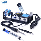 WEP 927-II 2 Helping Hands Electric Soldering Iron Station Digital Display 60W Soldering iron Kit Temperature Adjust Welding Too