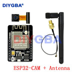 ESP32-CAM WiFi Module ESP32 serial to WiFi ESP32 CAM Development Board 5V Bluetooth with OV2640 Camera Module + 3DBI Antenna