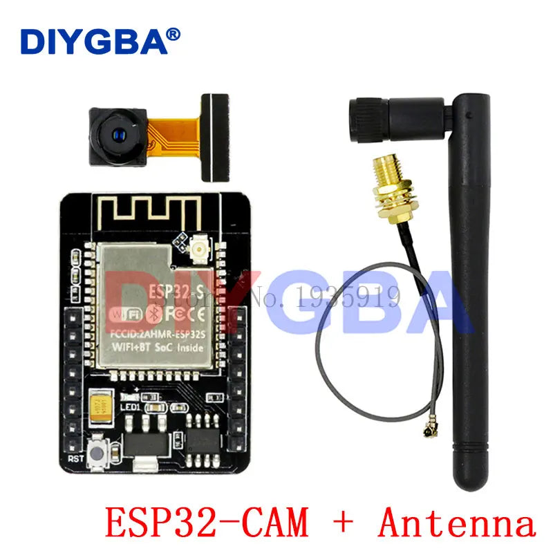 ESP32-CAM WiFi Module ESP32 serial to WiFi ESP32 CAM Development Board 5V Bluetooth with OV2640 Camera Module + 3DBI Antenna