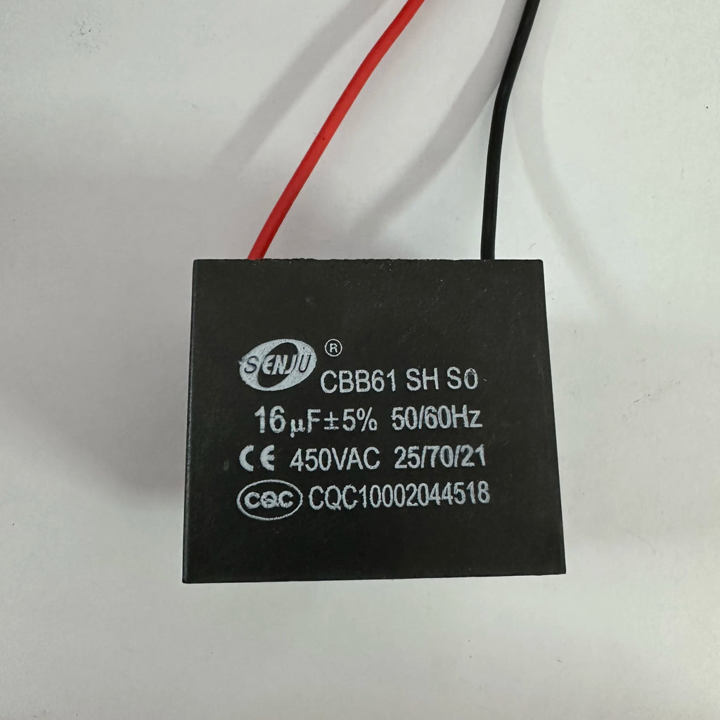 CBB61 Motor Start Capacitor 450V AC Fan Condenser1/1.2/1.5/1.8/2/2.5/3/4/5/6/8/10UF