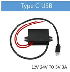 12V 24V to 5V 3A DC DC Step Down Buck Converter Mini USB Micro USB Type-C Power Supply Module CE ROHS Certified Waterproof