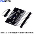 MPR121 Capacitive Touch Sensor Module 12 Key I2C Interface for Raspberry Pi ESP32 DIY Keyboard Control Panel