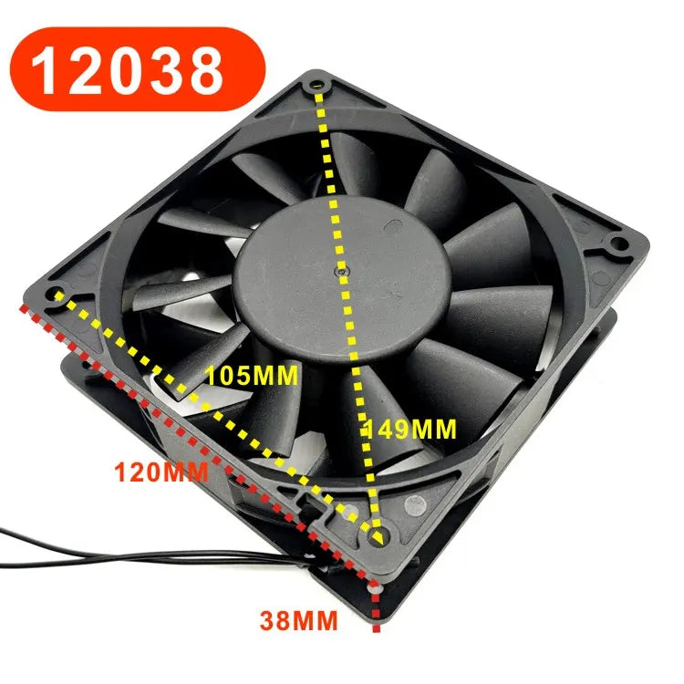 EC Brushless Fan 60mm 70mm 75mm 80mm 92mm 100mm 120mm 140mm 110V-220V Axial Cooling Fan