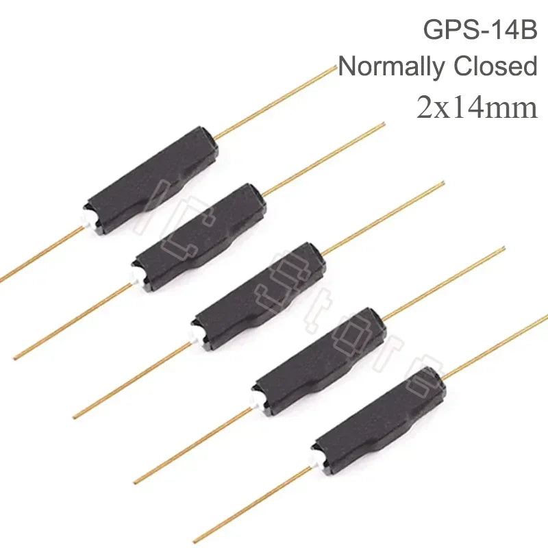 50PCS Magnetic Reed Switch Sensor GPS-11 GPS-14A GPS-14B MKA07101 MKA10110 MKA17101 Normally Open Normally Closed NO NC
