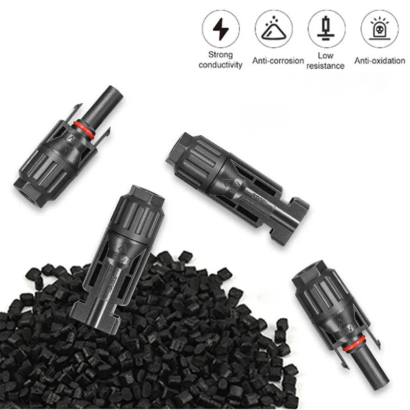 XT90 to Solar Connector Cable 10AWG XT60 Male to Female Silicone Extension Cable For Remote Battery Solar Portable Power Station