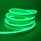 EU Plug DC24V 3535 RGB Neon LED Strip 5/10/15/20/30M Bluetooth Music Sync Waterproof Neon Rope Light for Indoor Outdoor Decor