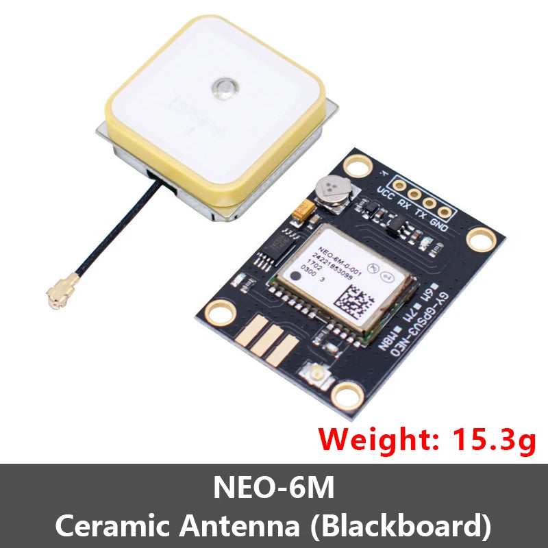 DC 3.3V-5V  GY-NEO-6M/7M/M8N GPS Positioning Module Wide Voltage 9600 Baud Rate Low Power High Tracking Sensitivity For Arduino