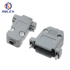 DB15 DB25 DB9 DB37 Parallel Serial Port Fmale/Male Solder Connector+Plastic Assemble Shell Cover 37 9 15PIN VGA Adapter