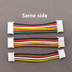 5Pcs PH2.0 Connector Cable 26AWG 10/20/30cm Double Head Terminal Wire, Same/Reverse Side Jumper Cable for Arduino Electronics
