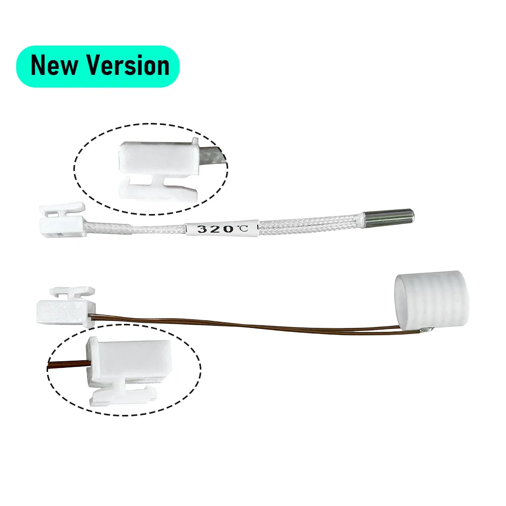 New Version K1C Ceramic Heating Tube Thermistor Temperature Sensor for K1 SE K1 MAX 3D Printer Hotend Accessories Parts