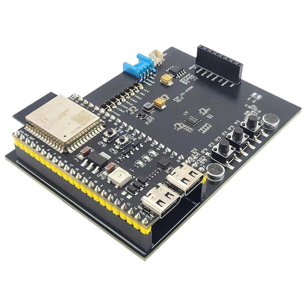 ESP32-S3 N16R8 Development Board WiFi Module KIT with Double MIC Speaker for AI Voice Interaction DIY IOT Smart Home Expansion