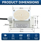 Rain and Snow Sensor Transmitter IP65 Output RS485 0-2V 0-5V 0-10V 4-20mA Weather Induction Detection Heating Anti-icing