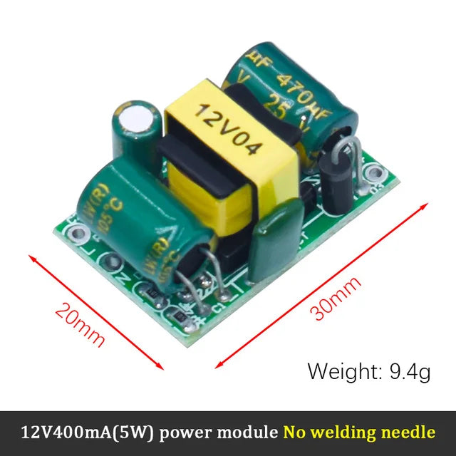 AC-DC 3.3V/5V/12V Precision Buck Converter AC 220v to 5v DC step down Transformer power supply module 1A 12W